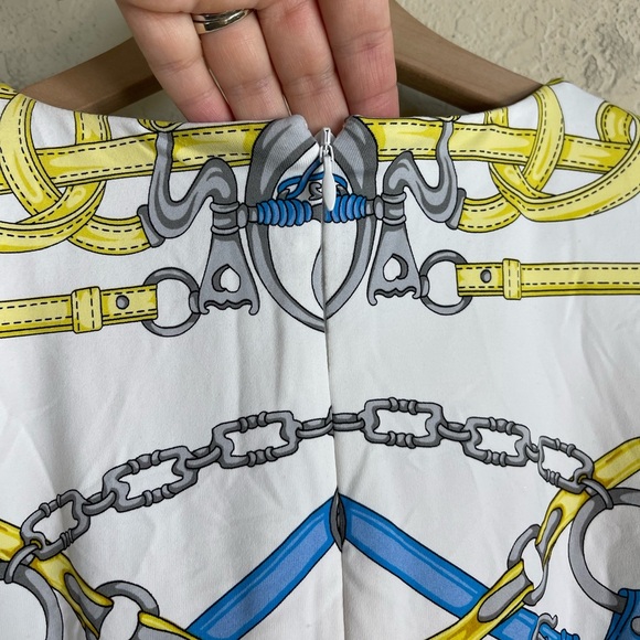 J. McLaughlin Sophia Chains Sleeveless Dress Size Small - Picture 6 of 6